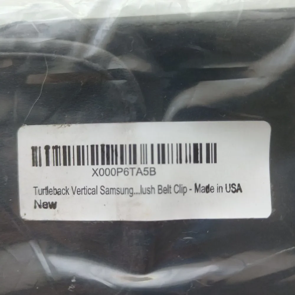 Nwt Turtleback Vertical phone protector Samsung lush Belt Clip Leather Black 3xl